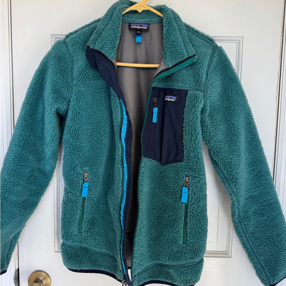 Patagonia Green Fleece Jacket Size Small